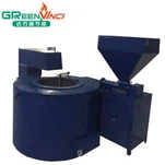 Biomasas granulu degšanas alumīnija kausēšanas krāsnis