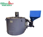 Biomasas granulu alumīnija kausēšanas krāsns